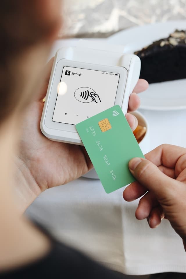 photo of a pos machine